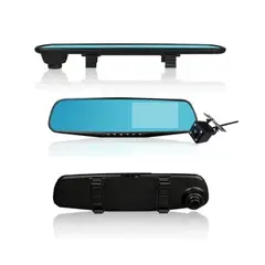 GENERICO - Espejo Retrovisor + Camara Frontal Y Camara Retroceso Hd