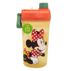 DISNEY - Vaso Minnie Infantil con Bombilla y Boquilla 2 en 1 - SC