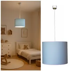 CAROLD STEVENS - Làmpara Colgante Infantil Celeste