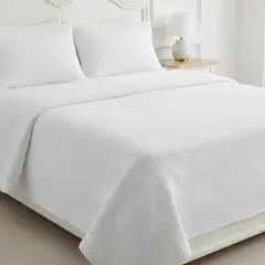 TEXTIL SUPER - COLCHA PIQUÉ ROMBO CHICO 1,5 PLAZAS