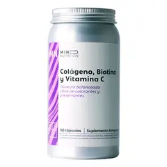 GENERICO - Colageno + Biotina + Vitamina C - 120 Caps - Mind Nutrition