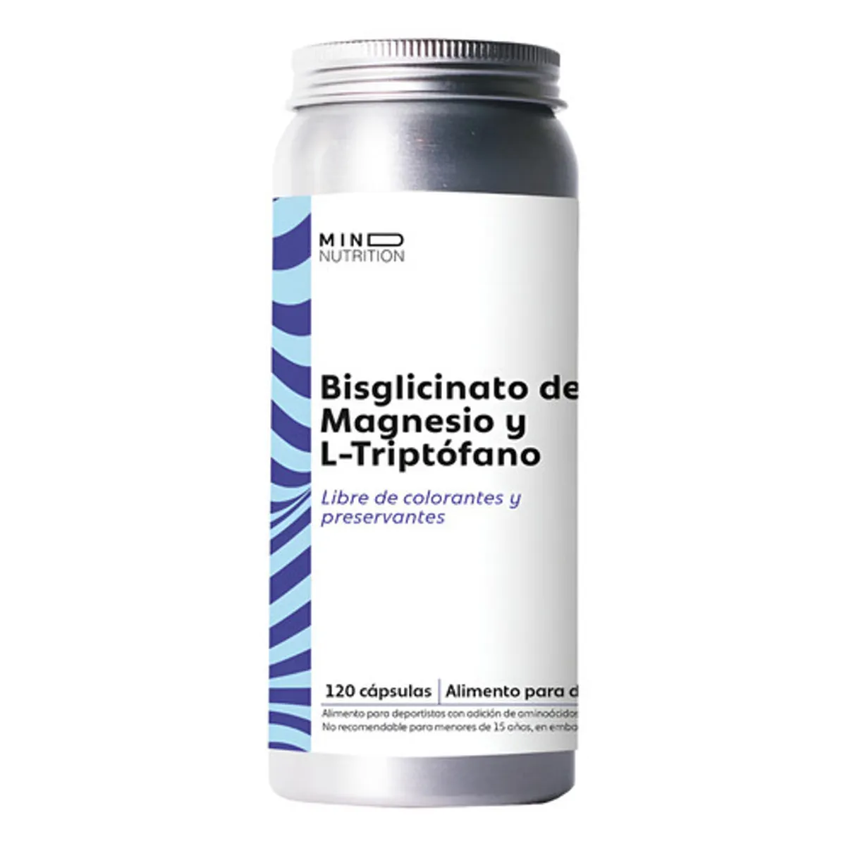 GENERICO - Bisglicinato Magnesio + L-triptofano 120 Cap Estres Ansiedad Sin Sabor