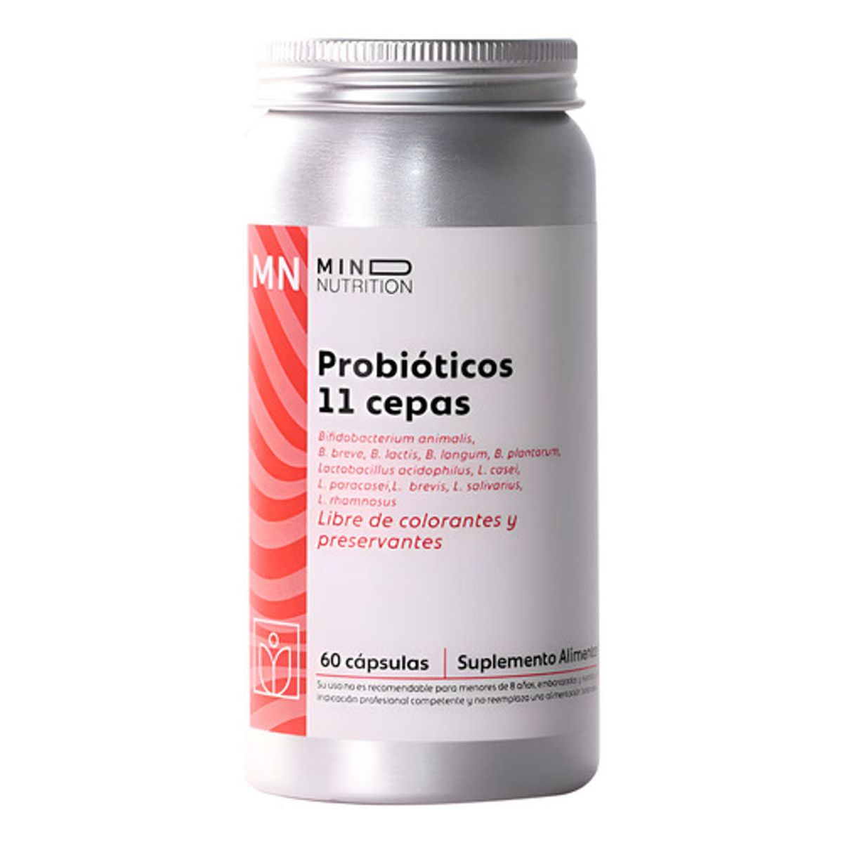GENERICO - Probióticos 11 cepas - 90 Caps  - Mind Nutrition
