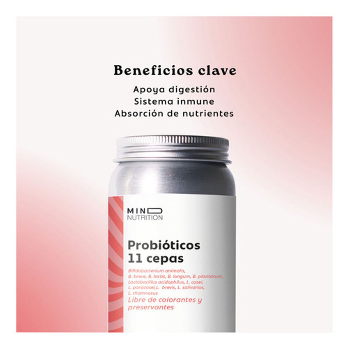 GENERICO - Probióticos 11 cepas - 90 Caps  - Mind Nutrition