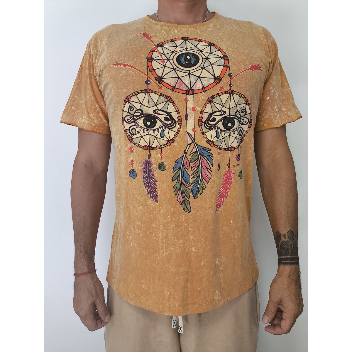 NO TIME - Polera Atrapasueños Ojos (XL) 