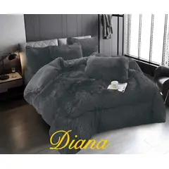 DIANA - COBERTOR DE INVIERNO PELUDO CON CHIPORRO PREMIUN 2 PLAZA UNICOLOR_.