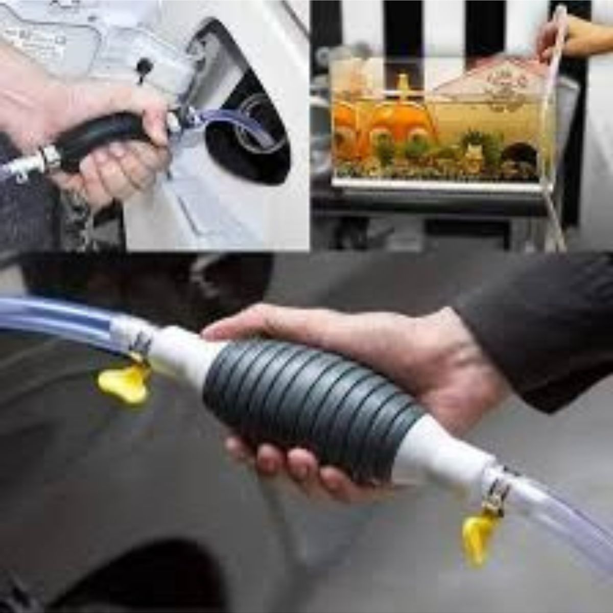 Bomba Manual Sifón Para Extraer Bencina Y Diésel Auto, marca GENERICO - Foto 2
