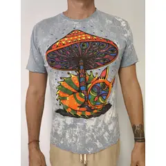 NO TIME - Polera Mushroom y Gato (L)