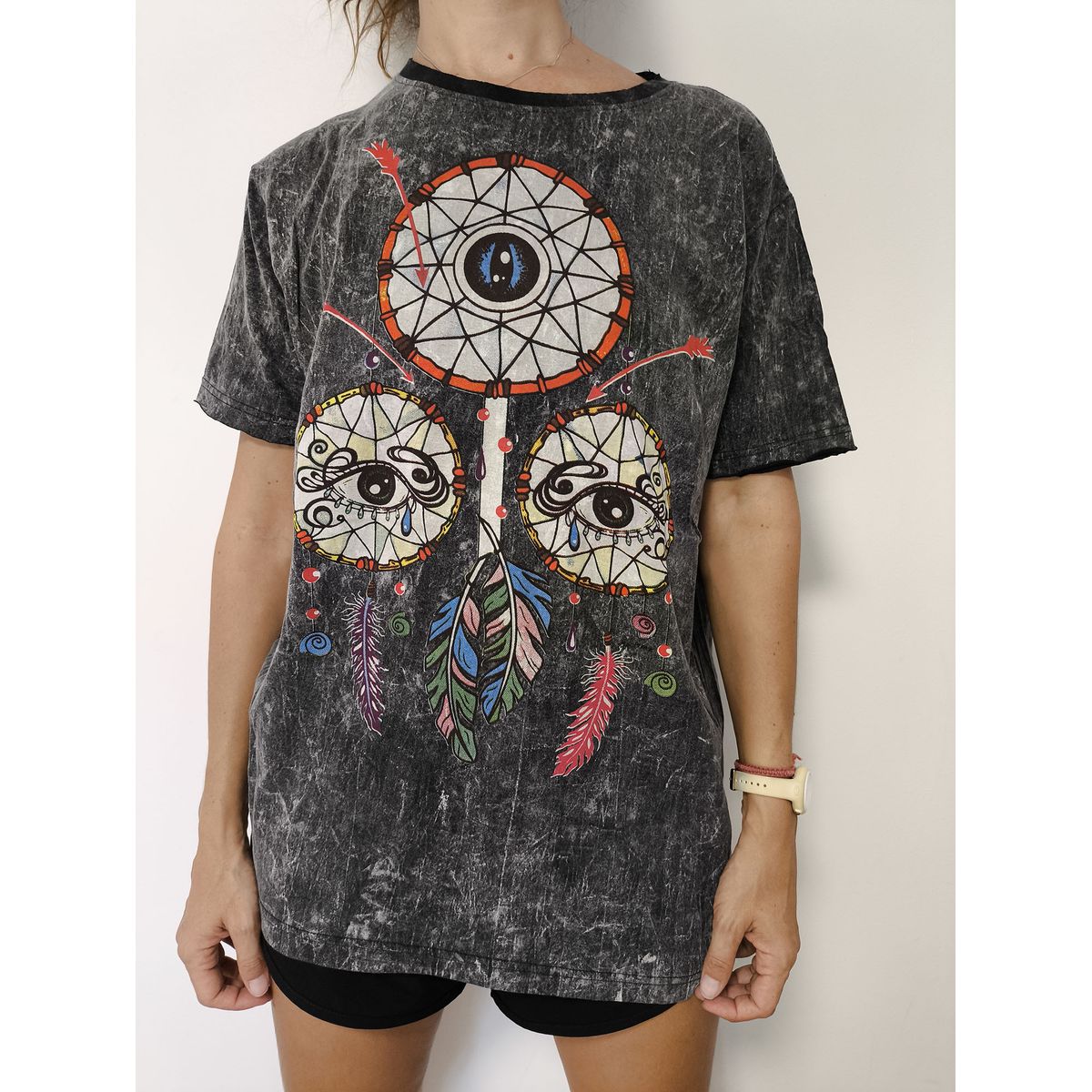 NO TIME - Polera Atrapasueños Ojos (M) 