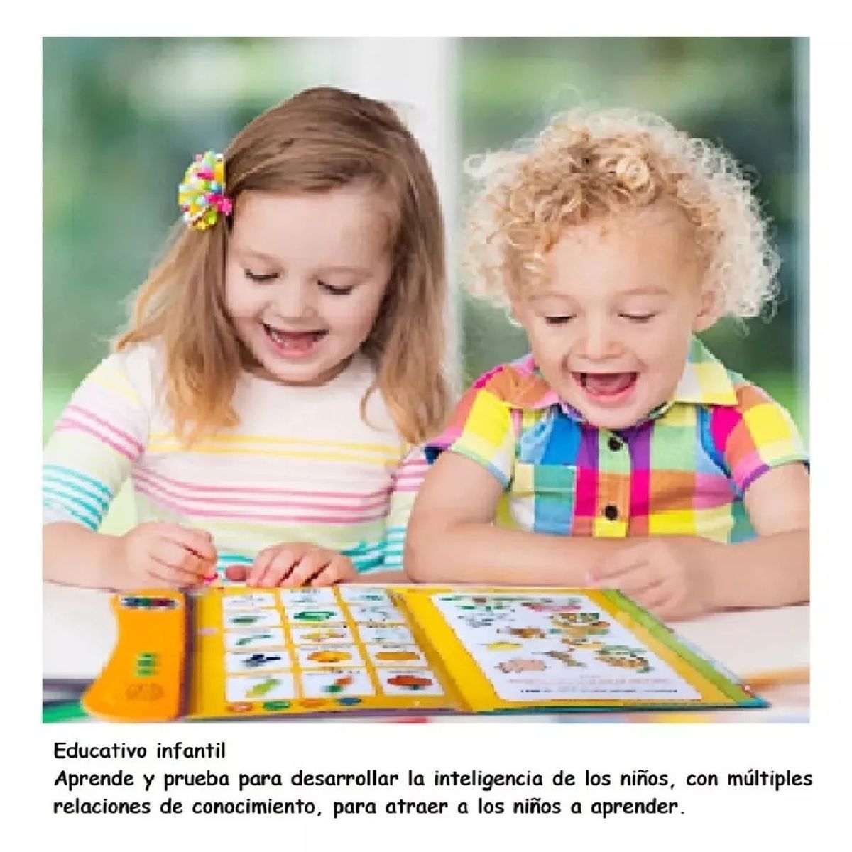 GENERICO - Libro Electrónico De Aprendizaje Sonido Para Niños Español