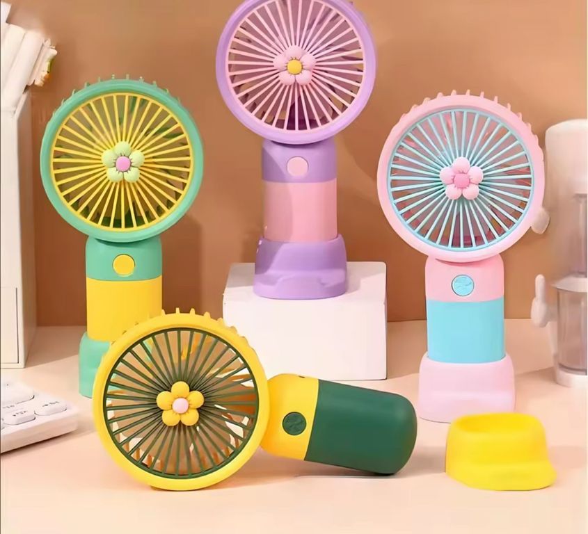 GENERICO Ventilador De Mano Escritorio Recargable Portátil