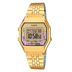 CASIO - RELOJ LA680WGA-4CDF VINTAGE DORADO FLOREADO