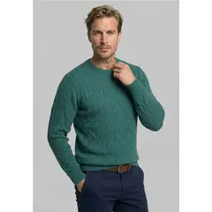 NEW MAN - Sweater Leicester Emerald