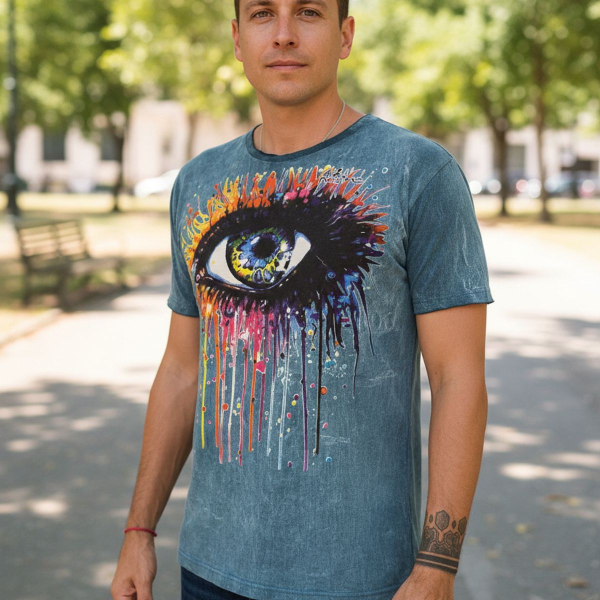 NO TIME - Polera Ojo Notime (L) 