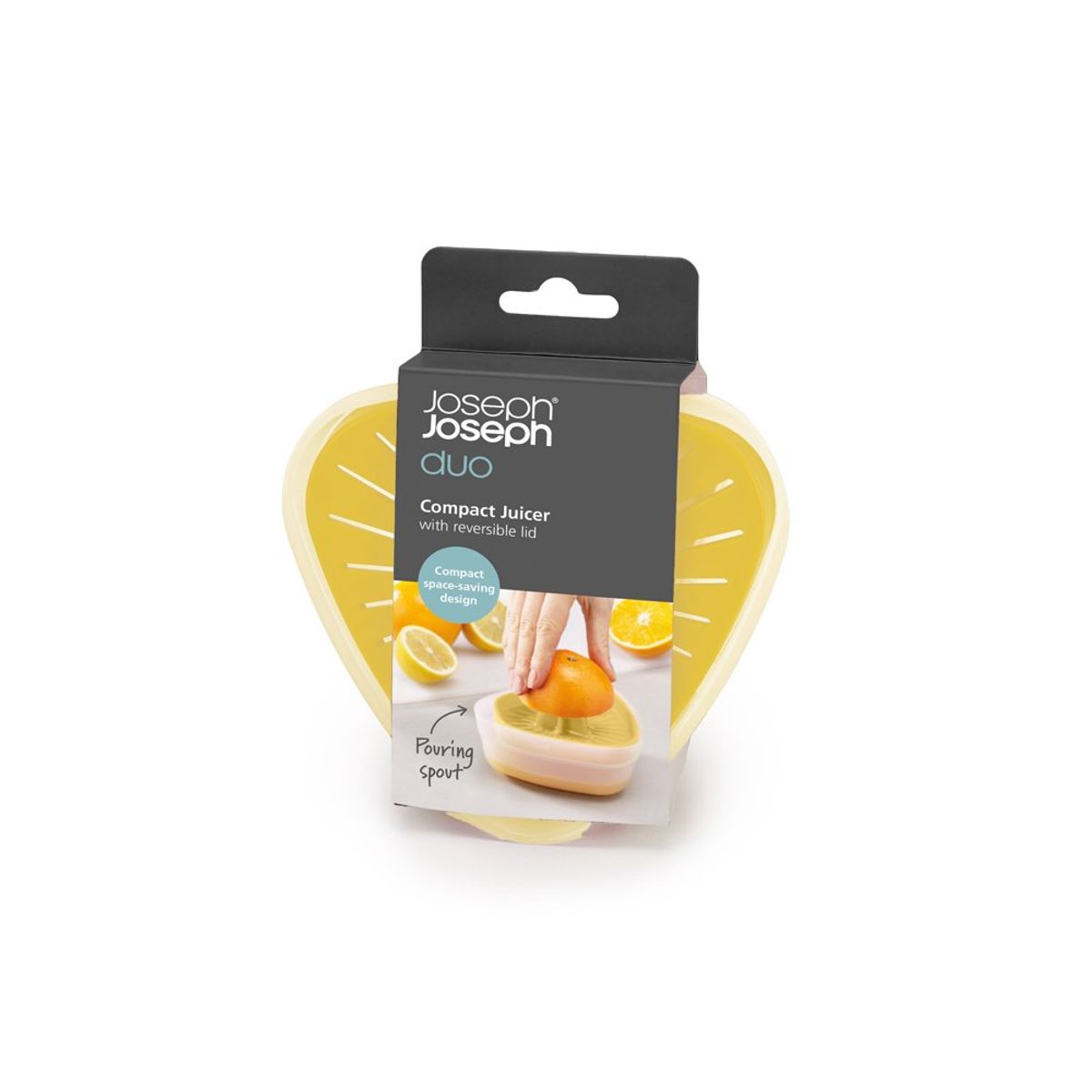JOSEPH JOSEPH - Exprimidor con Tapa Reversible Joseph Joseph Duo 1 Unidad