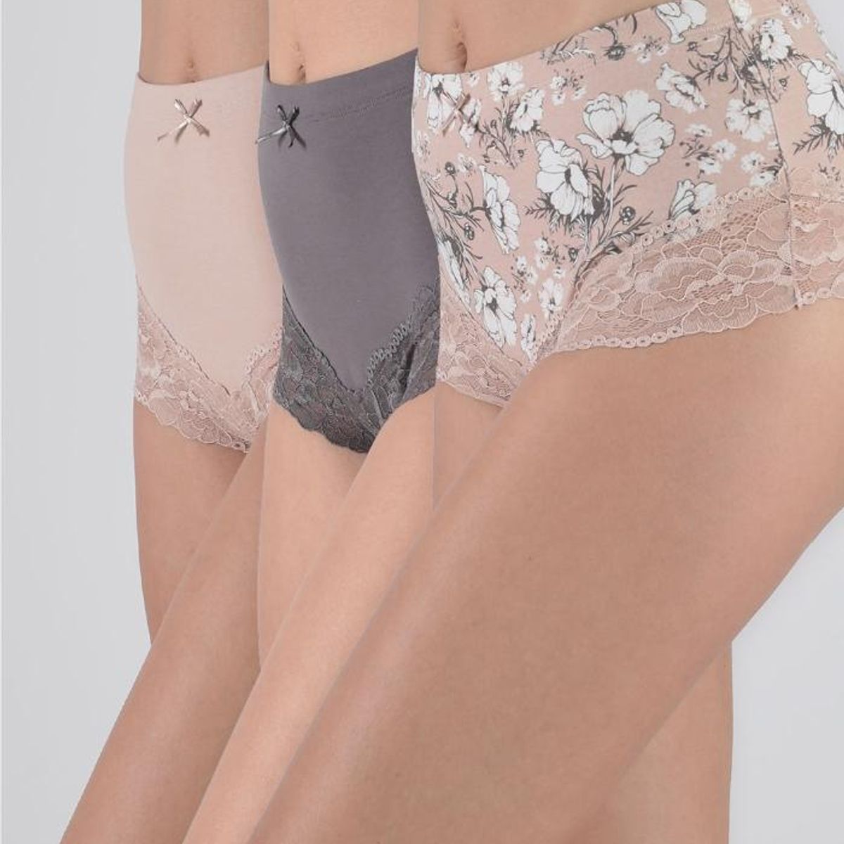 KAYSER - Pack 3x pantaleta algodón P3145053-ROS2 Kayser