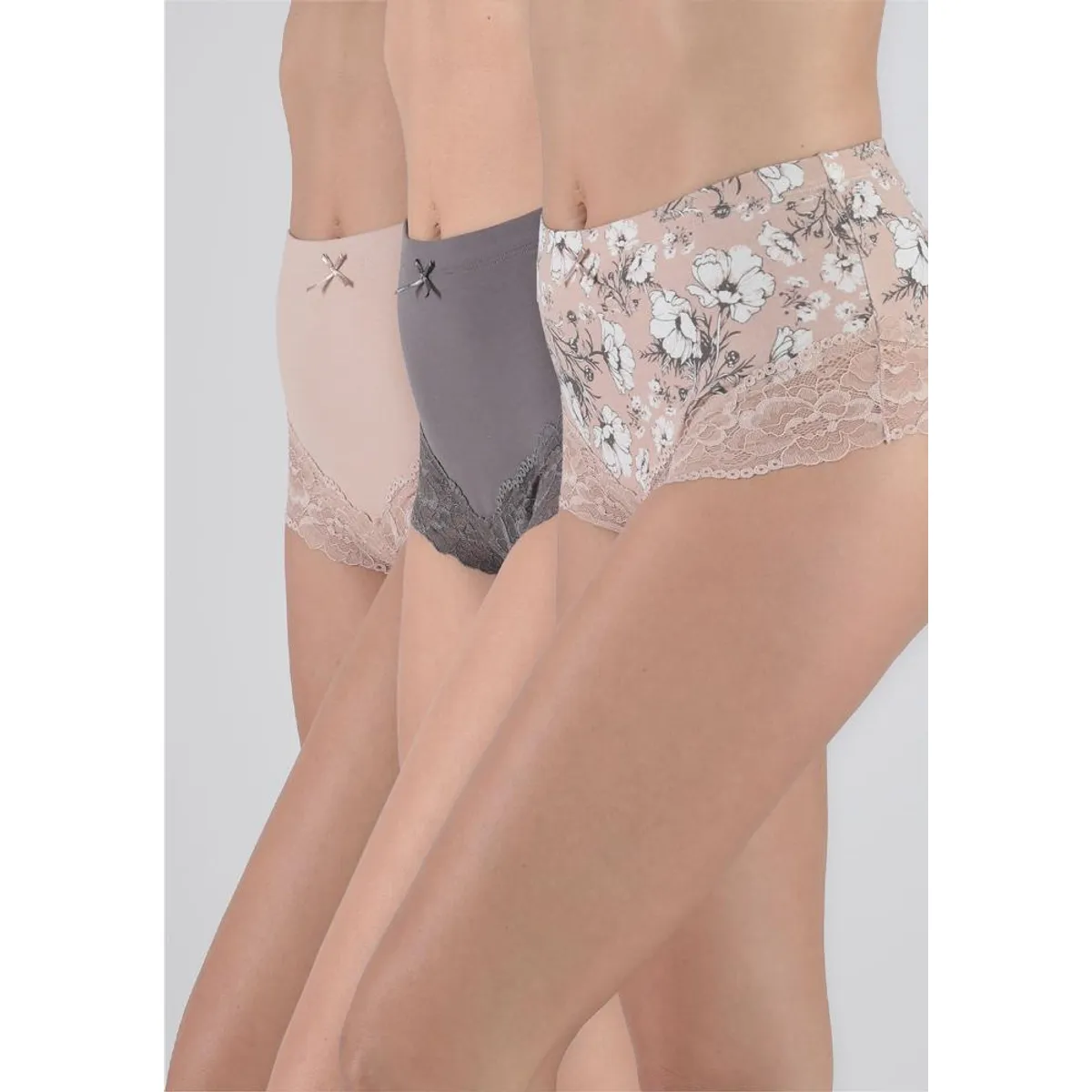 KAYSER - Pack 3x pantaleta algodón P3145053-ROS2 Kayser