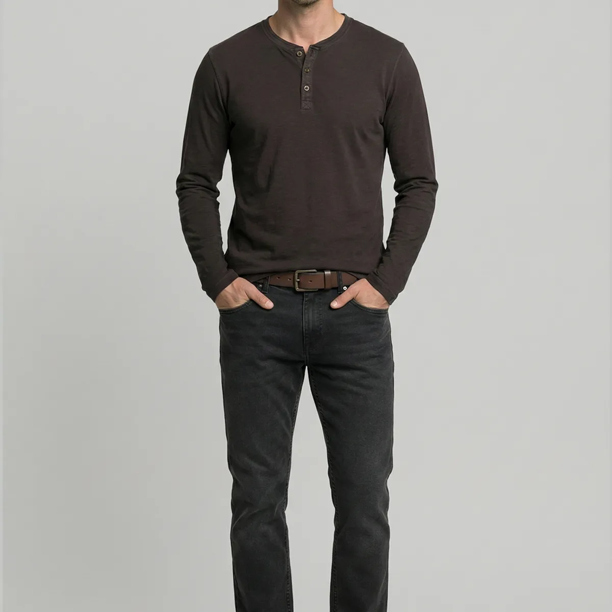 NEW MAN - Polera Ibiza Black New Man