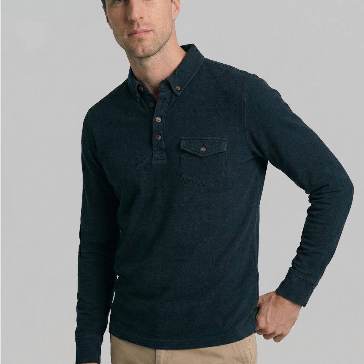 NEW MAN - Polo Bristol Indigo New Man