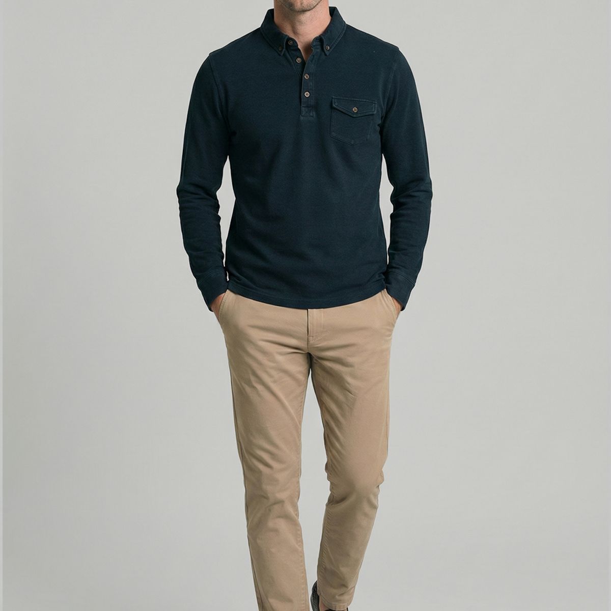 NEW MAN - Polo Bristol Indigo New Man