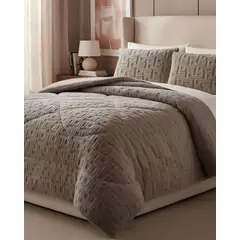 GENERICO - Cubrecama Acolchado con chiporro diseño Texturizado King