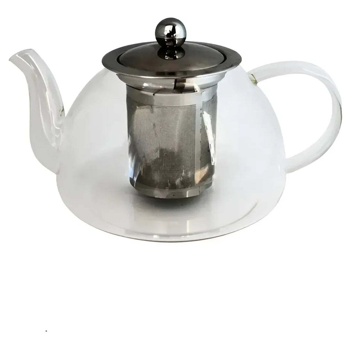 GLASSO - Tetera De Vidrio Glasso 1 litro Con Infusor Acero Apta Lavavajillas