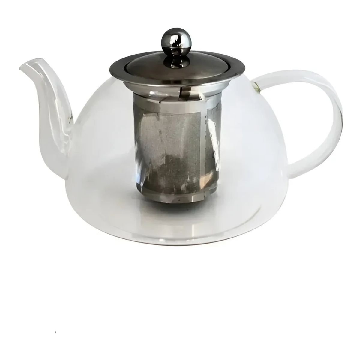 GLASSO - Tetera De Vidrio Glasso 1 litro Con Infusor Acero Apta Lavavajillas
