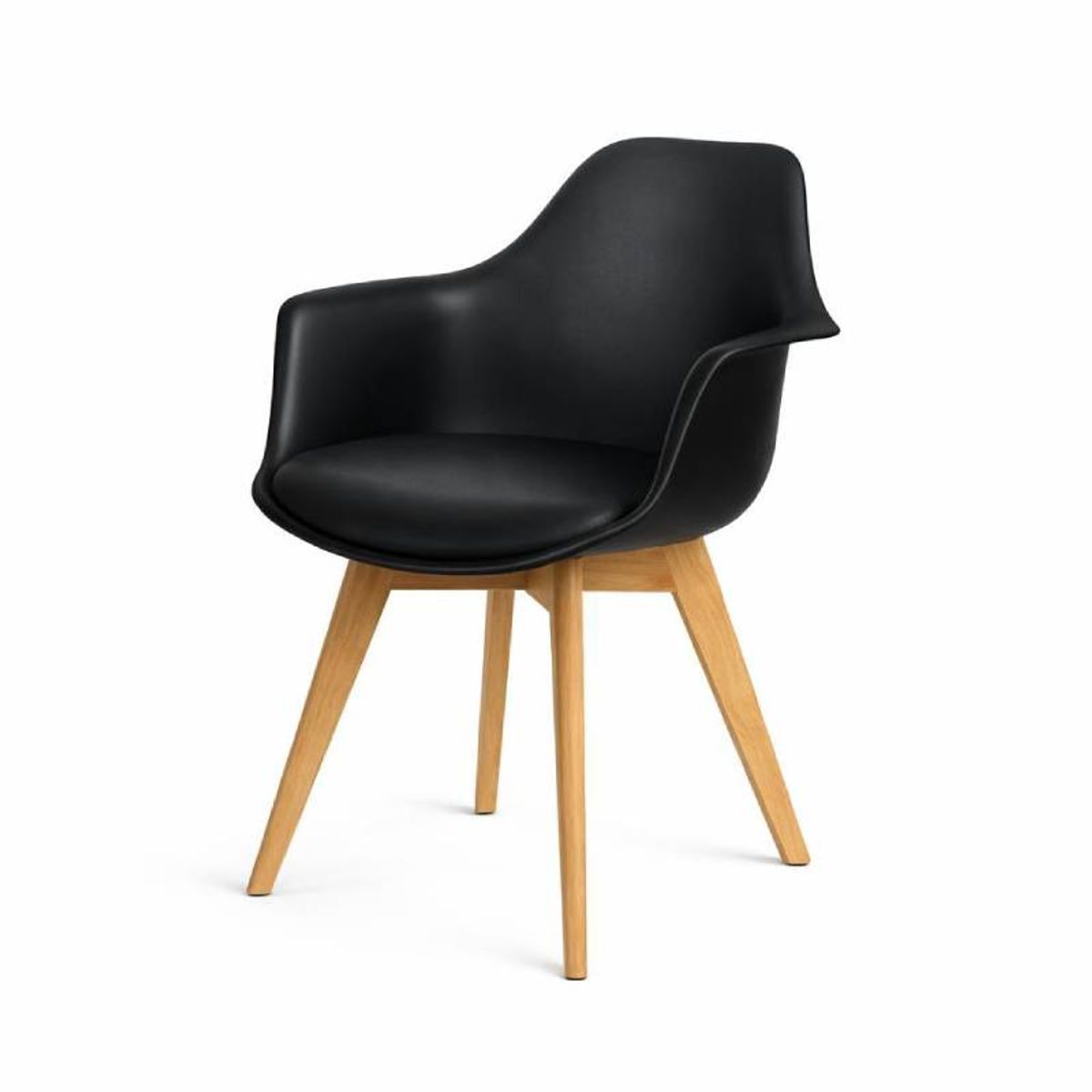 MOAD - Butaca Eames con Cojin y patas de Madera