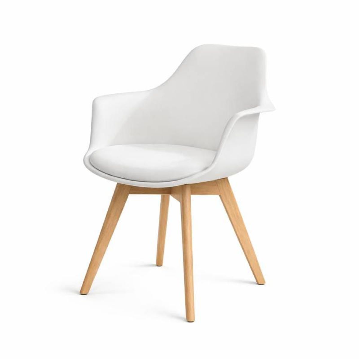 MOAD - Butaca Eames con Cojin y patas de Madera