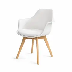 MOAD - Butaca Eames con Cojin y patas de Madera