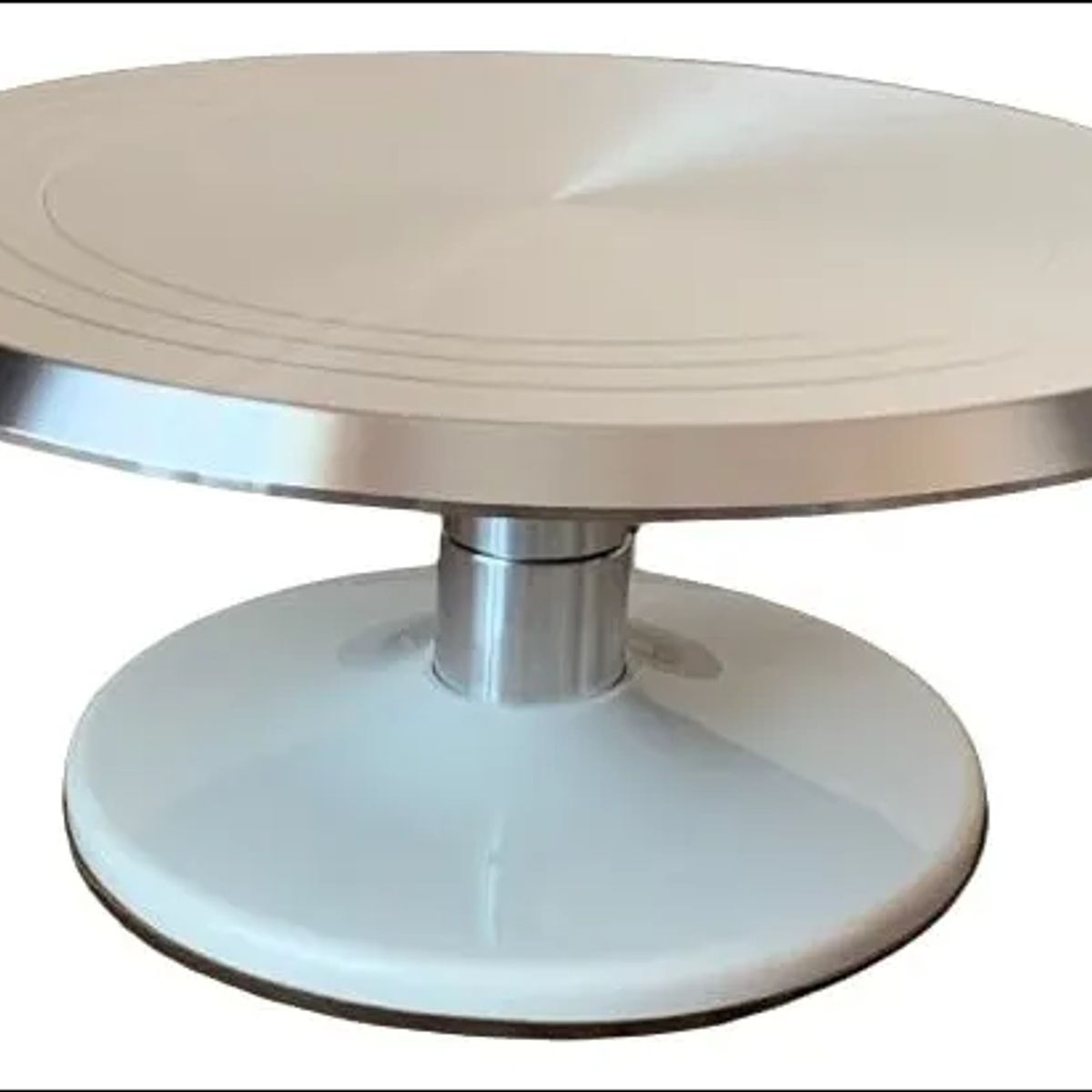 GENERICO - Base Giratoria Base Aluminio Decoración Repostería 31cm 360° Verde Claro