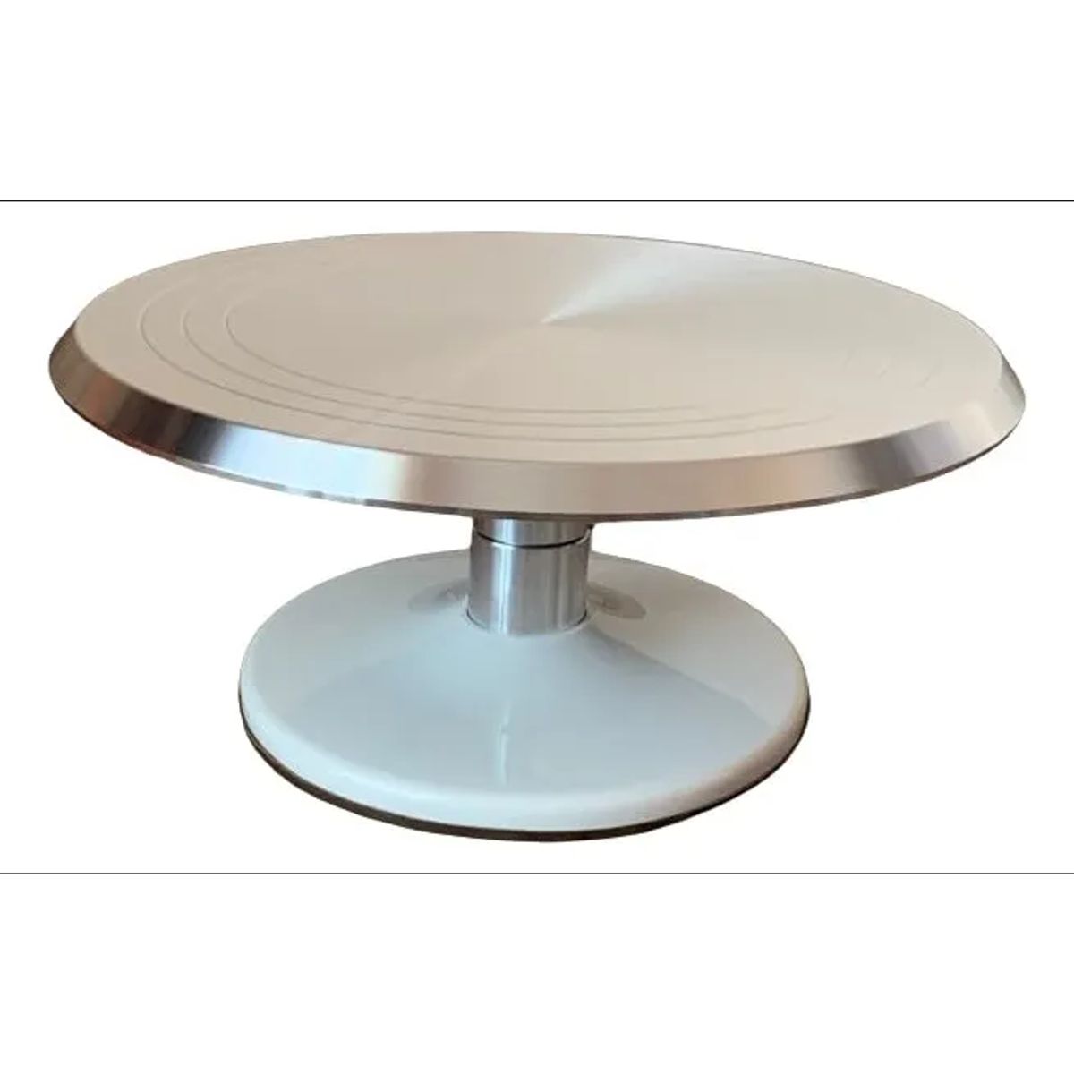 GENERICO - Base Giratoria Base Aluminio Decoración Repostería 31cm 360° Verde Claro