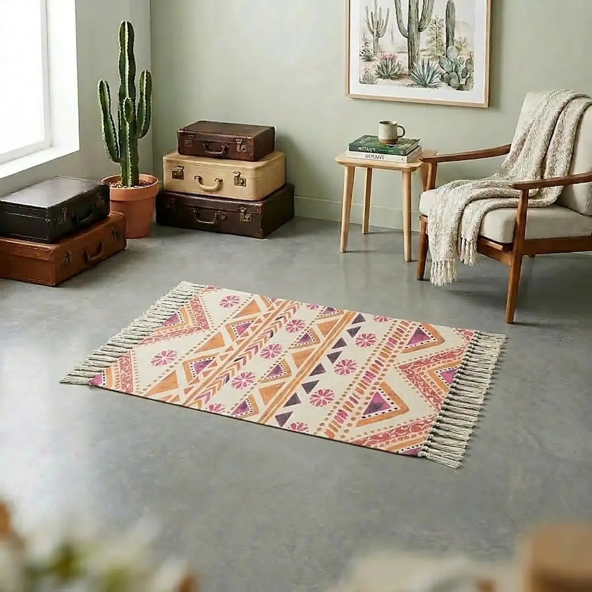 GENERICO - SET DE 2 BAJADAS DE CAMAS DECORATIVAS 60x90cm 03