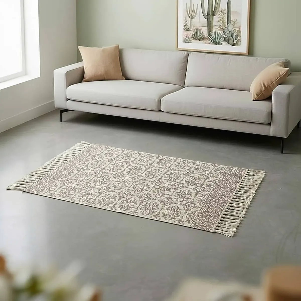 GENERICO - SET DE 2 BAJADAS DE CAMAS DECORATIVAS 60x90cm 08
