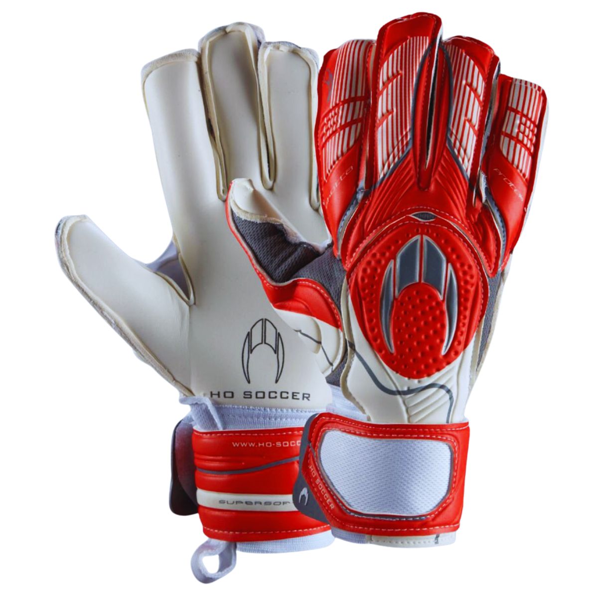 HO SOCCER - Guantes de Arquero Ho Soccer Gotha Roll Flat Con 4 Férulas No Removibles