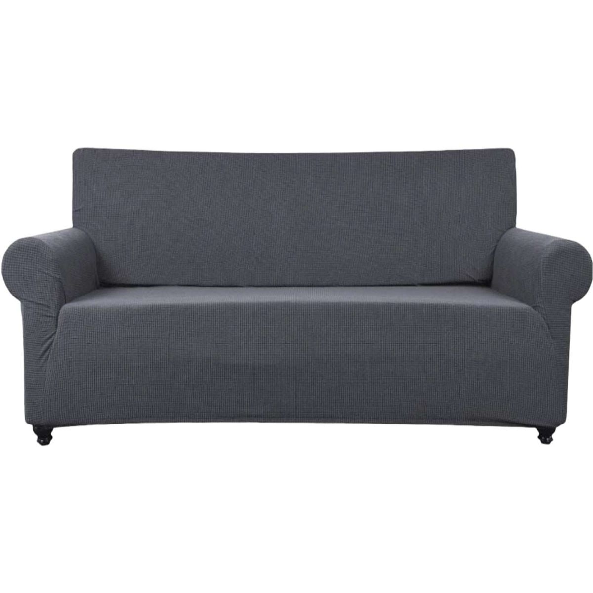 GENERICO - FUNDA DE SILLON 3 CUERPOS CUADRILLE GRIS