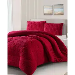 GENERICO - Cubrecama Diseño Texturizado con Chiporro 2 Plazas