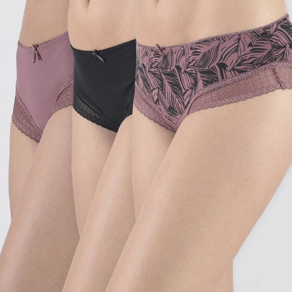 KAYSER - Pack 3X Pantaleta Algodón P3140024-NEG5 Kayser