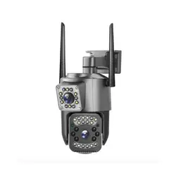GENERICO - Cámara de Seguridad Exterior Wifi PTZ Full HD V380 Pro - Audio Bidireccional y Visión Nocturna