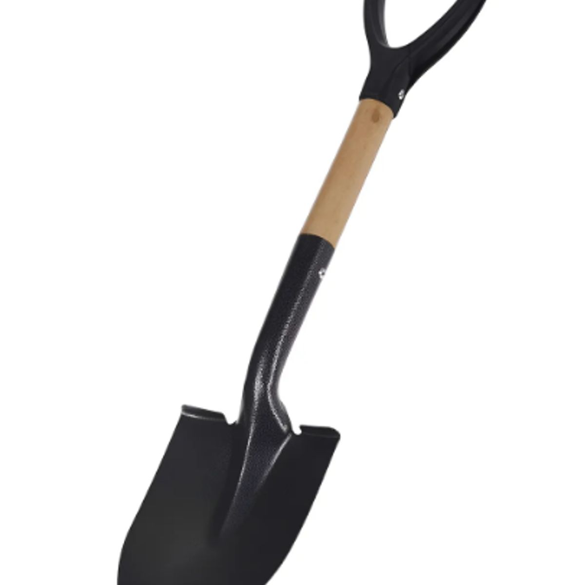 GENERICO - Pala De Construcción Jardinería Punta De Huevo 70cm Negro