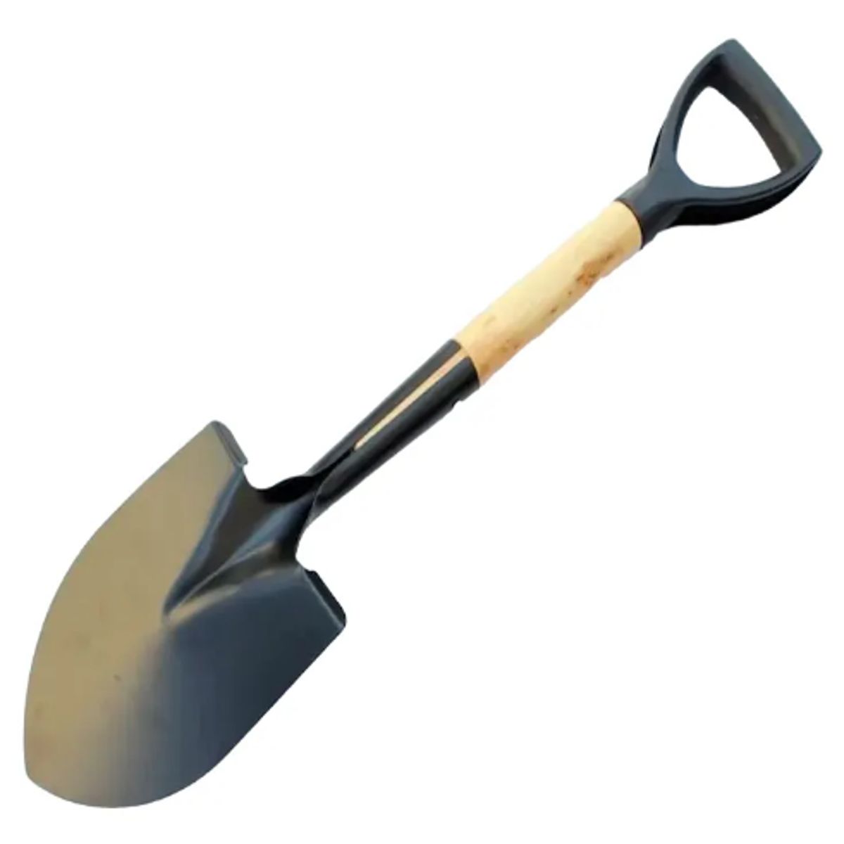GENERICO - Pala De Construcción Jardinería Punta De Huevo 70cm Negro