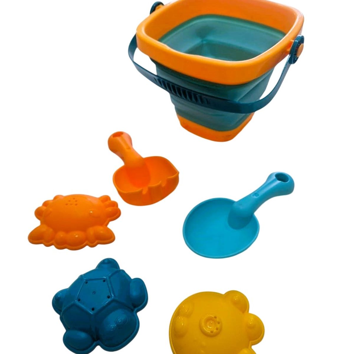 HUANGER - BALDE PLAYA PLEGABLE CON ACCESORIOS 6 PIEZAS