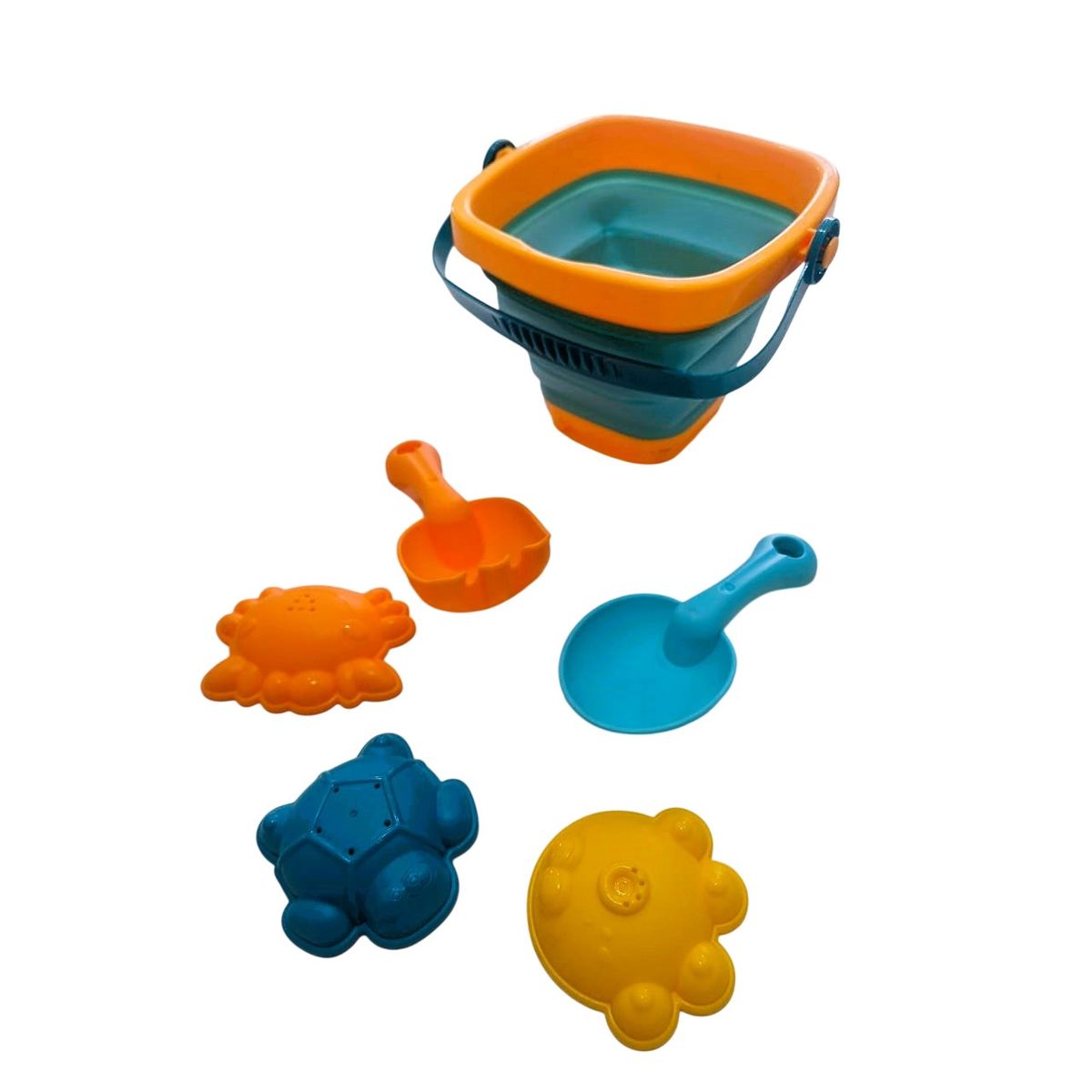 HUANGER - BALDE PLAYA PLEGABLE CON ACCESORIOS 6 PIEZAS