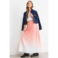 IO - Falda Fantasia Larga Mujer Rosa