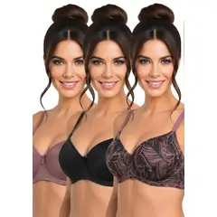 KAYSER - Pack 3x sosten microfibra P350024-NEG5