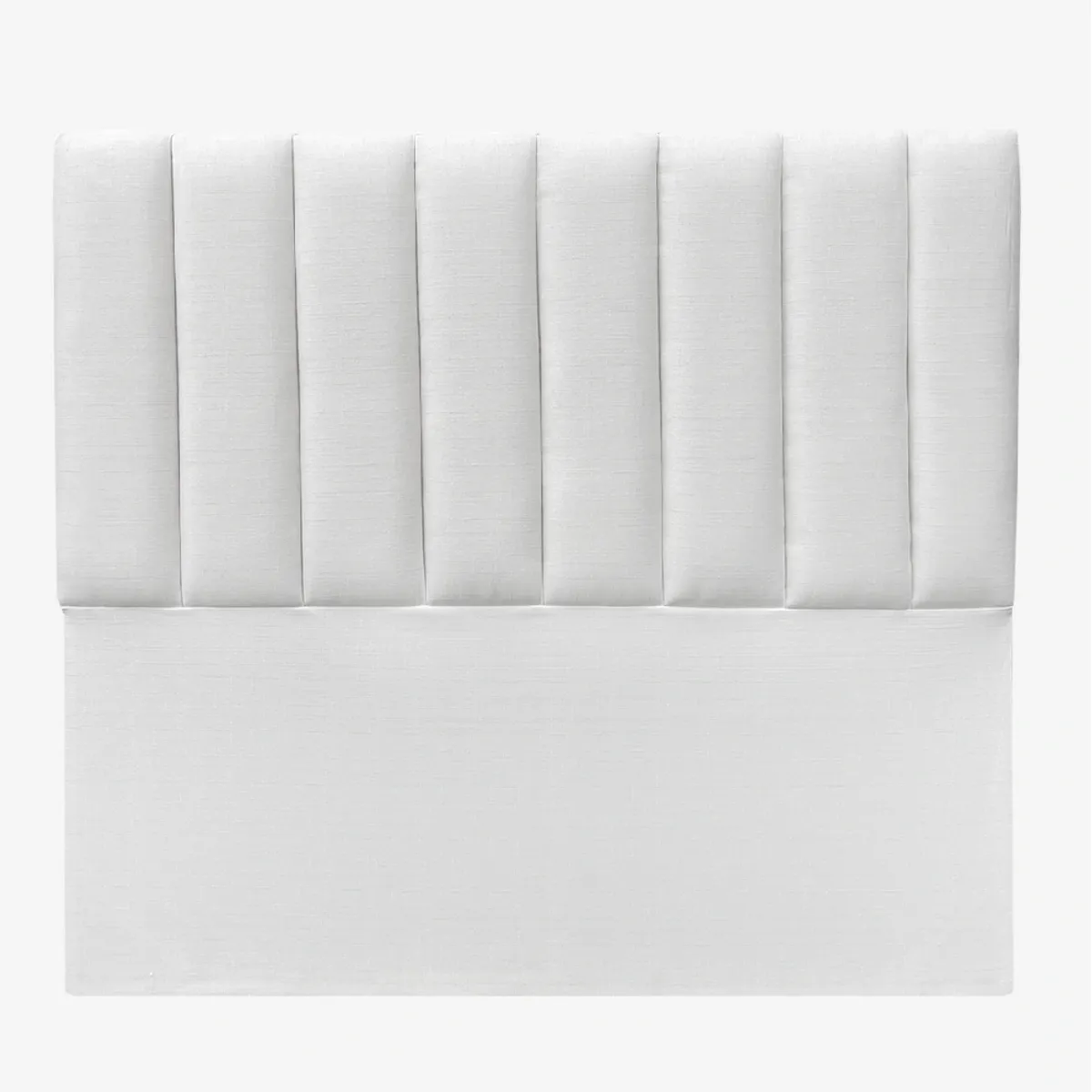 GENERICO - Respaldo Tubular al piso Felpa Blanco 1.5 Plazas