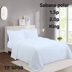 GENERICO - Sabana polar lisa color plaza y media