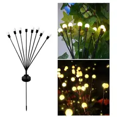 GENERICO - Estacas solares lusiernaga 6 bolitas pack 2 estacas