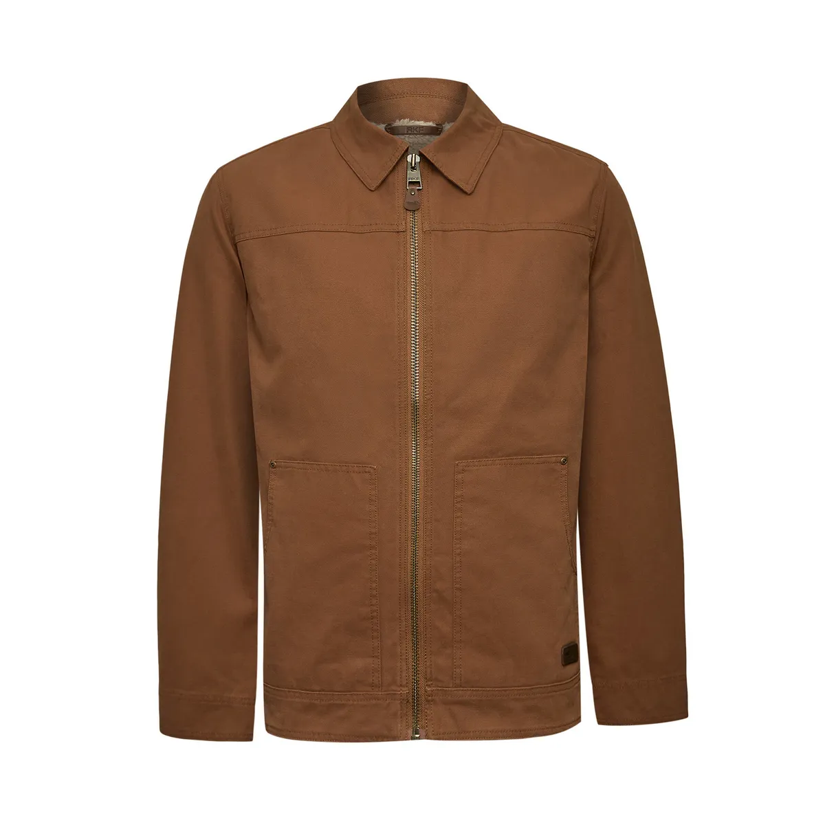 ROCKFORD - Chaqueta Algodón Orgánico Hombre Barrn Café ROCKFORD