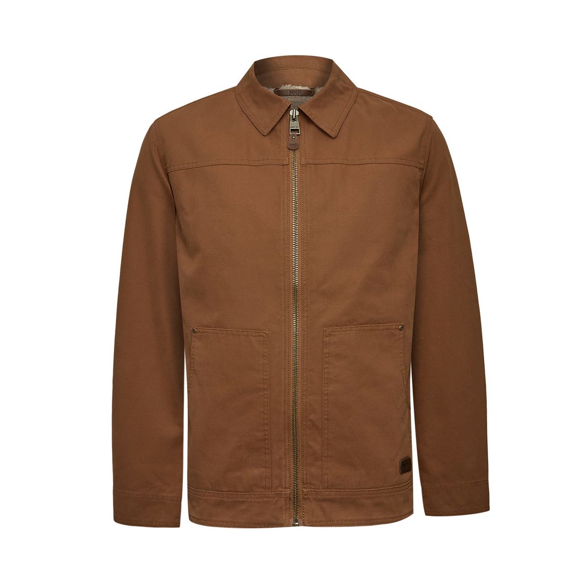 ROCKFORD - Chaqueta Algodón Orgánico Hombre Barrn Café ROCKFORD